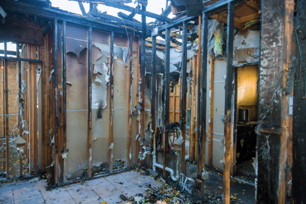 Professional Fire Board Up technician working in Springfield, OH